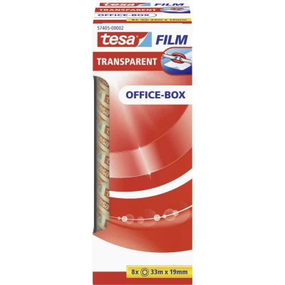 Immagine di tesa OFFICE BOX 57405 00002 01 Nastro adesivo tesafilm Trasparente (L x L) 33 m 19 mm 8 pz.