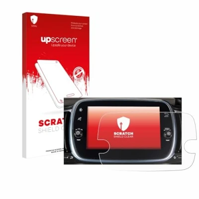 Immagine di upscreen Pellicola Protettiva per Fiat 595 Abarth Uconnect 7&quot; Protezione Proteggi Schermo Trasparente, Anti Impronte