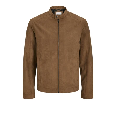Immagine di Jack &amp; Jones Jjedylan Clean Jacket Giacca in similpelle, Uomo, Taglia: XS, Cognac