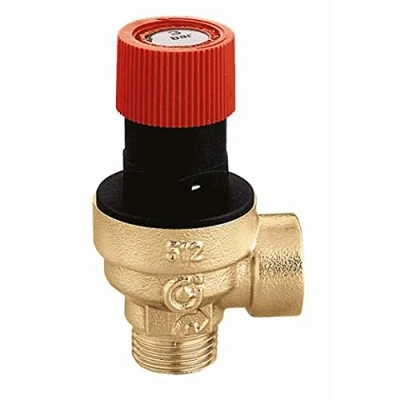Immagine di CALEFFI serie 514430 Valvola di sicurezza ordinaria attacchi M/F 1/2 3 BAR