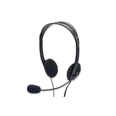 Immagine di ednet 83022 Computer Cuffie On Ear via cavo Stereo Nero