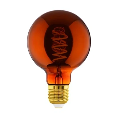 Immagine di EGLO LED globe E27 G95 4W filamenti 2.000K rame