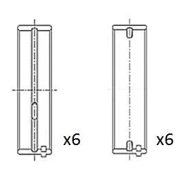 Immagine di FAI AutoParts BM1060 STD Cuscinetto albero a gomito