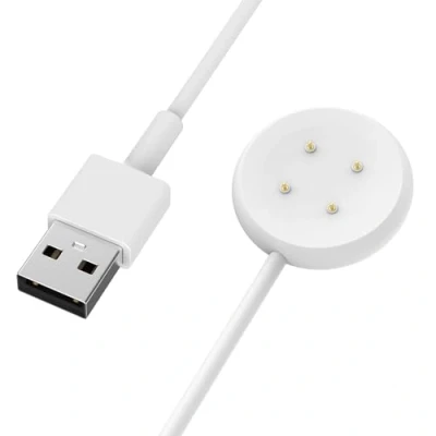 Immagine di MoKo Caricatore Compatibile con Google Pixel Watch 3/Pixel 2 Smartwatch, Caricabatterie Magnetico Cavo di Ricarica USB da 1M per Fitbit Ace LTE/Versa 4/Versa 3/Sense 2/Sense, Bianco
