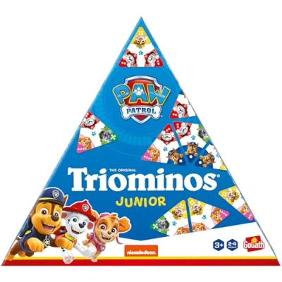 Immagine di TRIOMINOS Junior Edizione Paw Patrol Gioco del Domino per bambini dai 3 anni a facce Osservazione e associazione Triomino due o puzzle