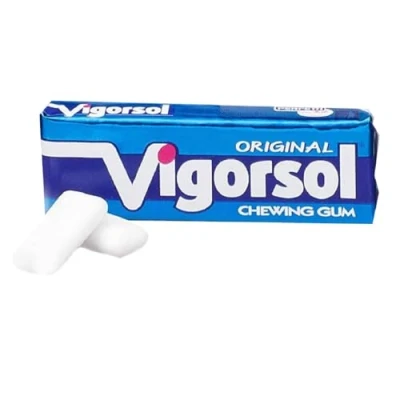 Immagine di 5 PACCHETTI GOMME DA MASTICARE VIGORSOL ORIGINAL AZZURRO CHEWING GUM CLASSICHE