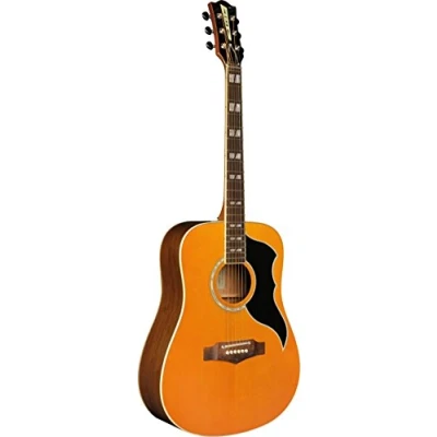 Immagine di EKO GUITARS Ranger VI VR Eq Natural Top Stained, Chitarra Acustica Elettrificata con Sistema Fishman Sonitone,Forma Dreadnought, in Abete, Fasce e Fondo Mogano, Colore Stained