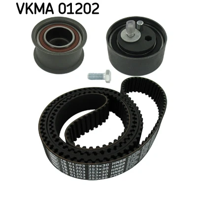 Immagine di SKF VKMA 01202 Kit cinghia di distribuzione 253 con profilo dente arrotondato AUDI: A6 C5 Avant, A4 B6 B5 Avant