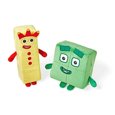 Immagine di Learning Resources Divertenti Amici Tre e Quattro, Teneri Giocattoli, Peluche dei Numberblocks Bambini, HM94555 UK