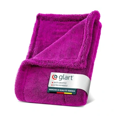 Immagine di Glart Twist Panno Asciugante auto XXL 60x40cm, microfibra extra assorbente. Ideale per l&#039;asciugatura senza graffi prima della lucidatura e dopo la pulizia dei cerchi. Adatto moto.