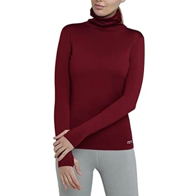Immagine di TCA Warm Up da Donna Maglia a Collo Alto Corsa Termica Maniche Lunghe Cabernet, S