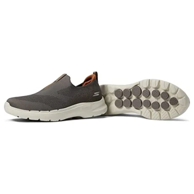 Immagine di Skechers Gowalk 6 Stretch Fit Slip on Athletic Performance Walking Shoe, Scarpe da Ginnastica Uomo, Tortora, 39.5 EU X Larga