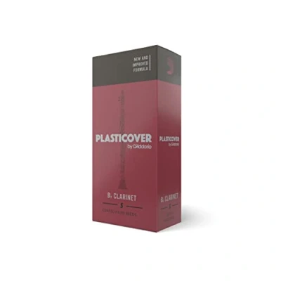 Immagine di D&#039;Addario Confezione da 5 ance Rico Plasticover per clarinetto soprano in SI bemolle, durezza 3,0