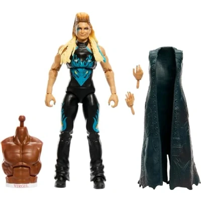 Immagine di Mattel WWE Elite Collection, Royal Rumble Beth Phoenix, action figure snodata con tecnologia TrueFX, include pezzi per costruire un altro personaggio, giocattolo bambini, 8+ anni, HVF81