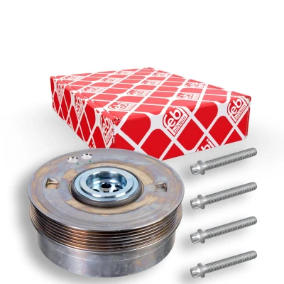 Immagine di FEBI BILSTEIN 173069 Puleggia albero Motore 6PK 159 5 con bulloni/viti, per motore/a gomito BMW: 2 Active Tourer, Gran X1