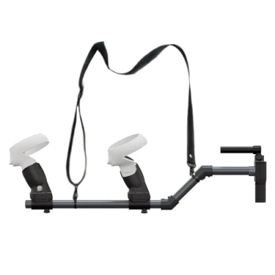 Immagine di Baomaeyea VR Gunstock per Meta Quest 2, calcio della pistola compatibile con le impugnature del controller Quest2 migliorare la stabilità e il controllo dell&#039;adattatore magnetico fucil