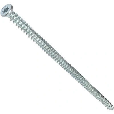 Immagine di AERZETIX Set di 20 viti ancoraggio diretto per calcestruzzo Ø7.5x182mm testa fresata conica con impronta a stella T30 fissaggio senza tasselli C48389