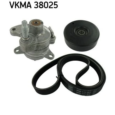 Immagine di SKF VKMA 38025 Kit cinghie Poly V MERCEDES BENZ: Classe C Sedan, T modell, SLK