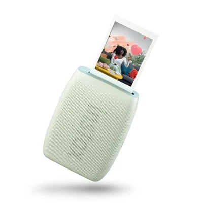 Immagine di Fujifilm Instax Mini Link 3 Sage Green, Stampante per Smartphone, Stampa ad Alta Velocità, Effetti AR 3D Integrati, Modalità Click to Collage, Dimensioni Immagine 62 x 46 mm